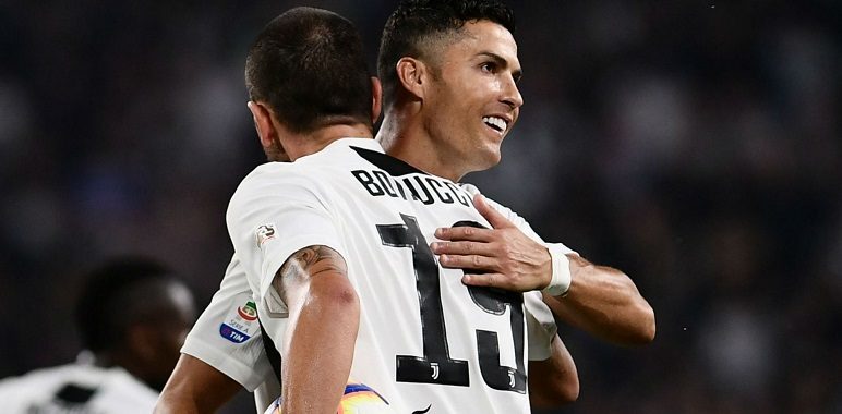 Bonucci és Ronaldo